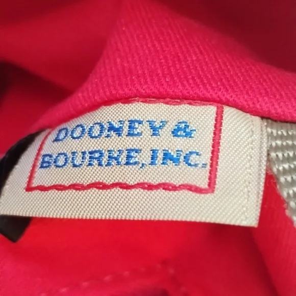 Dooney and Bourke Logo Lock Shoulder Bag Purse Smooth European Leather - Picture 14 of 17